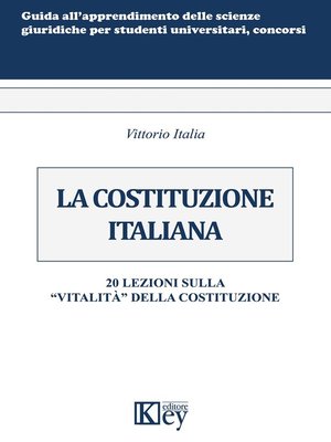 cover image of La Costituzione italiana